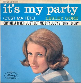 Cover Lesley Gore's "It's My Party" LP